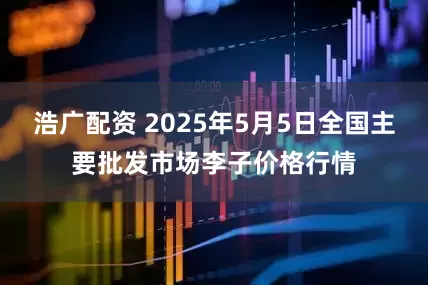 浩广配资 2025年5月5日全国主要批发市场李子价格行情