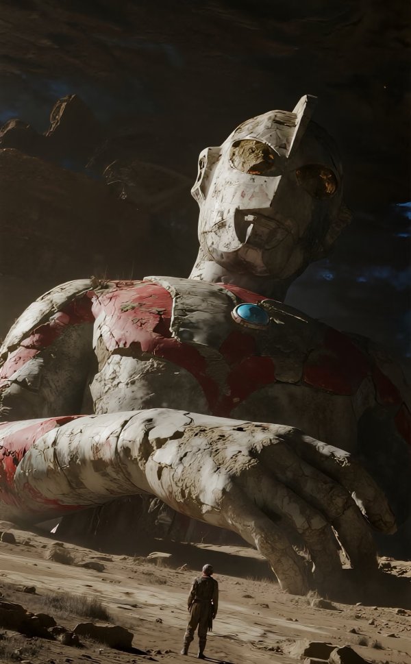 顺市配资 借助AI实现的画面！3000年后的未来，奥特曼战败倒地，看起来太惨